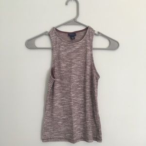 Burgundy Aeropostale tank top.